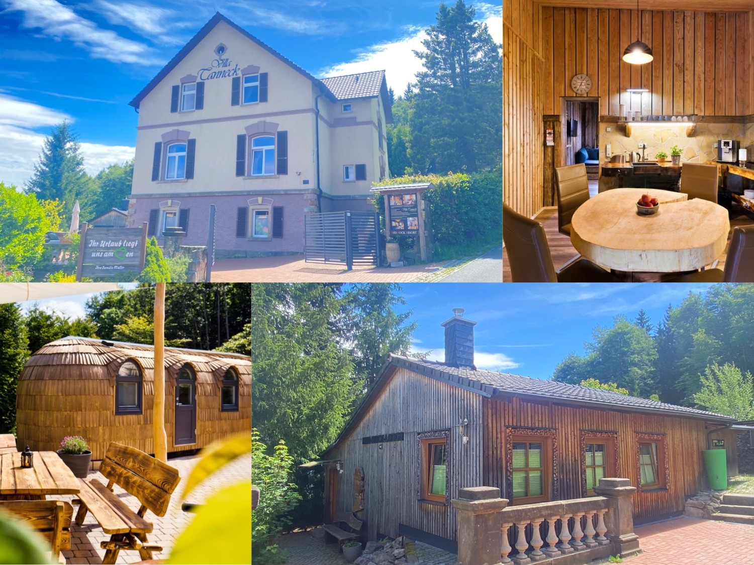 Ferienresort in Oybin OT Hain, exklusive Villa, 5* zertifizierte Lodge und Iglu-Häuser