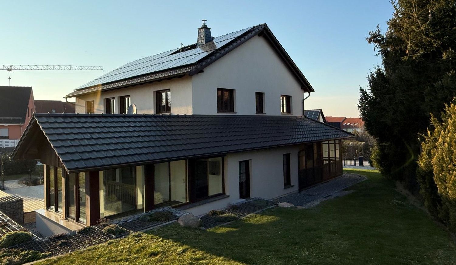 Modernes Haus mit High-Tech-Ausstattung bei Bautzen