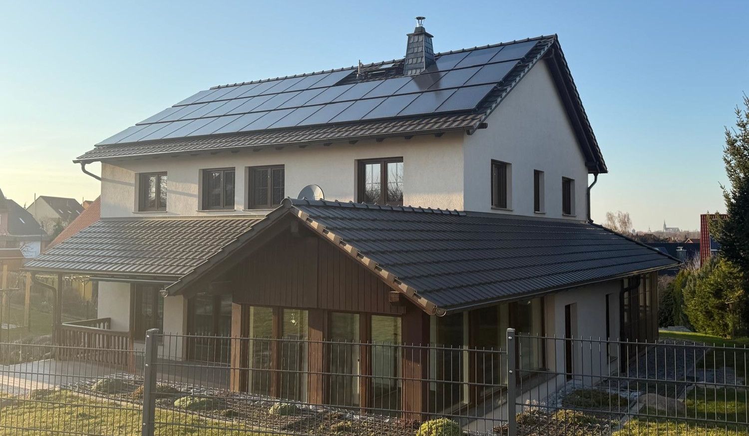 Modernes Haus mit High-Tech-Ausstattung bei Bautzen