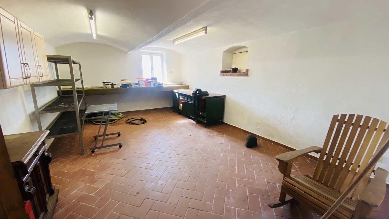 Werkstatt mit Gewölbe