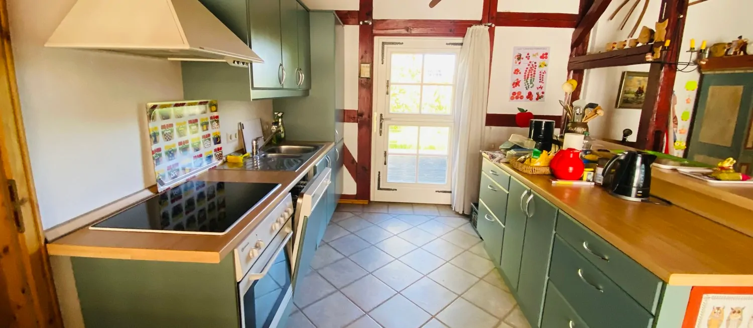 Einfamilienhaus mit offenem Wohnbereich und großem Garten