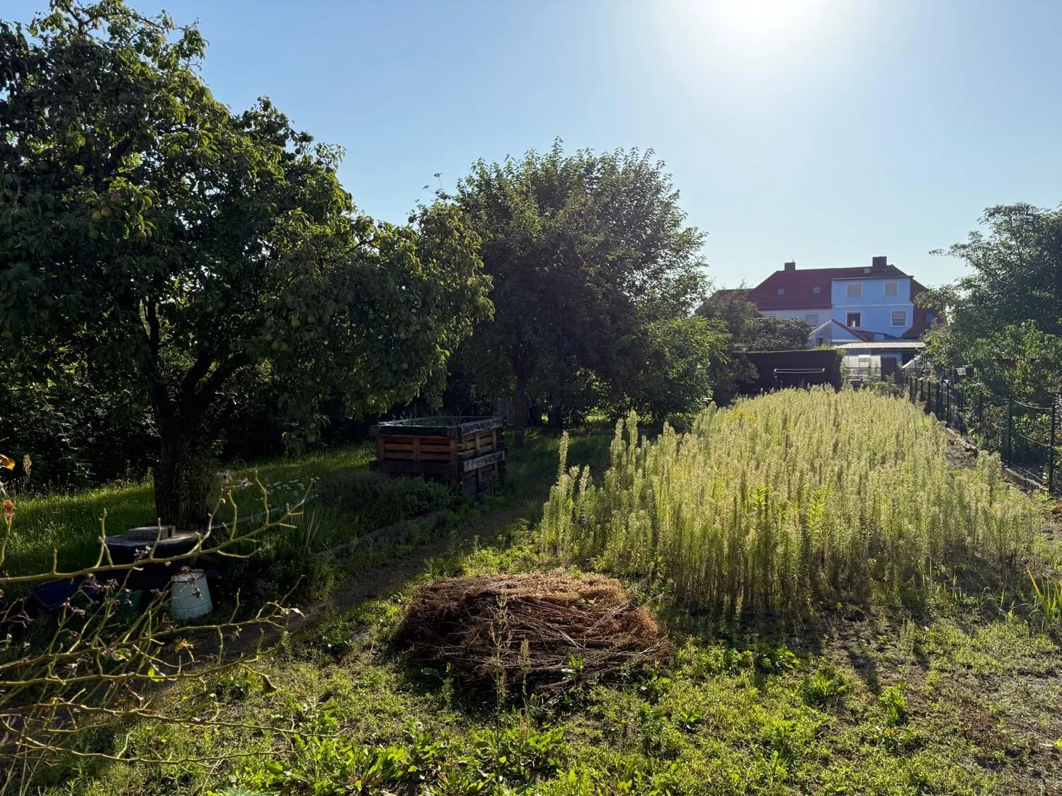 Charmante Doppelhaushäfte mit großem Garten