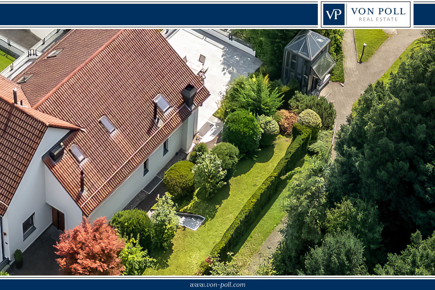 Seesicht, Sonne und Privatsphäre - Terrassen und Garten in drei Himmelsrichtungen
