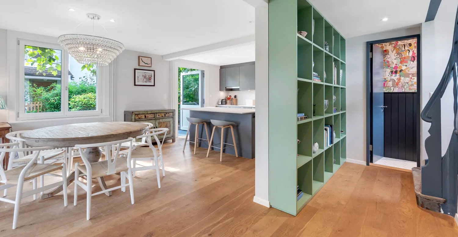 Grosszügig geöffneter Grundriss im Erdgeschoss