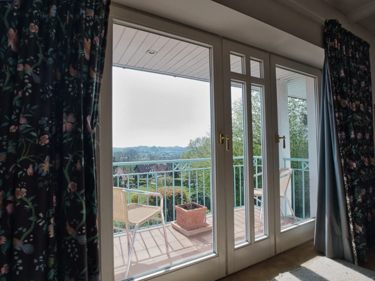 blick auf balkon