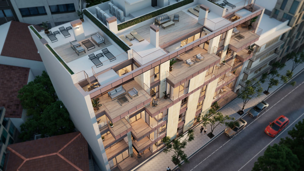 Luxe nieuwbouw appartementen in Santa Catalina met 1 slaapkamer