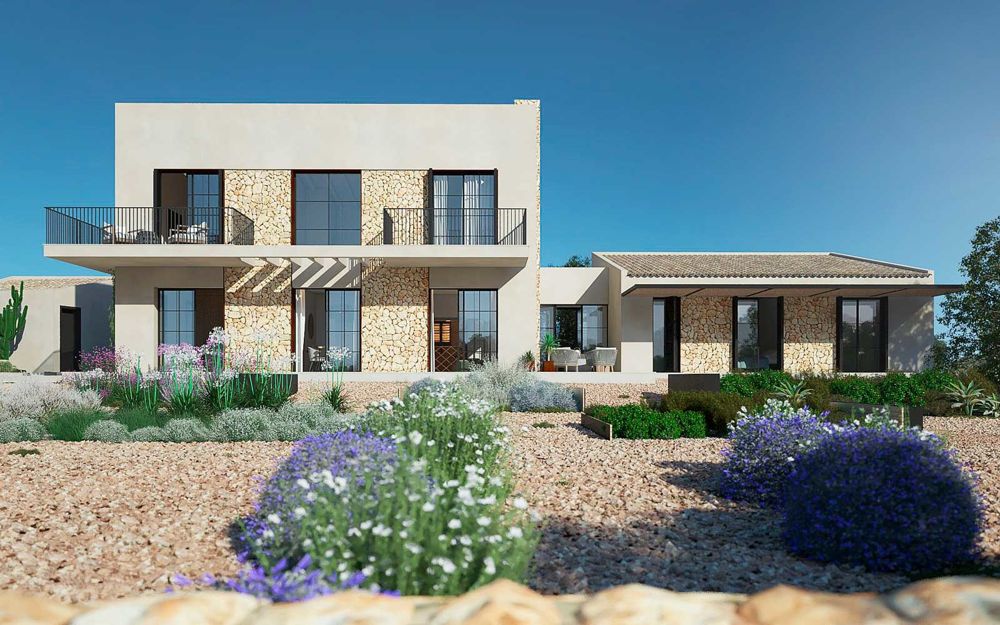 Villa mit Garten