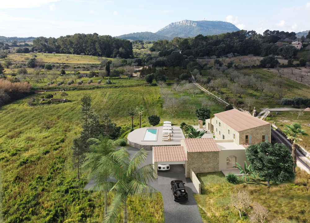 Country house project with building license in Algaida