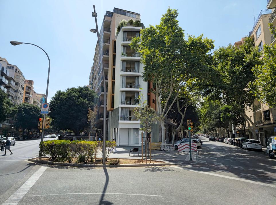 Zentral gelegene Etagenwohnung mit Balkon in Palma