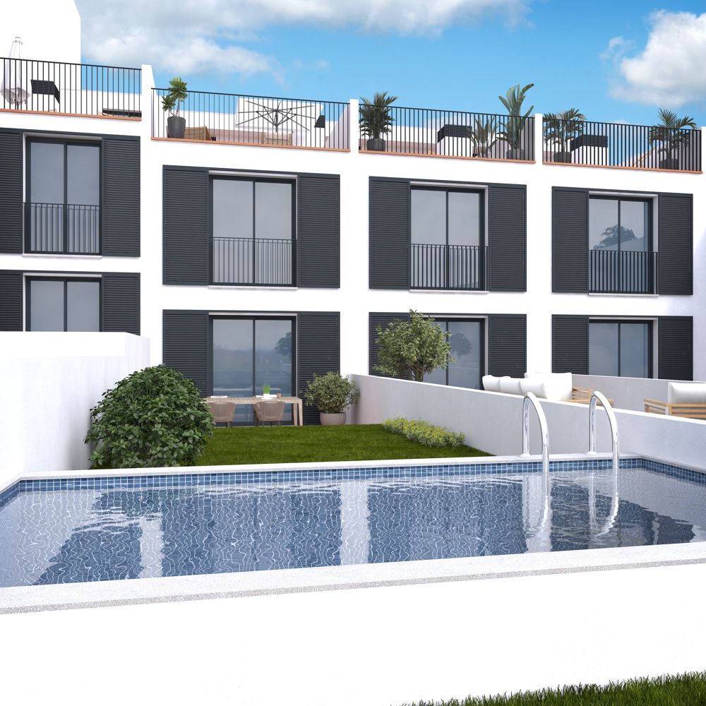 New build terraced house with pool and garage in Palma