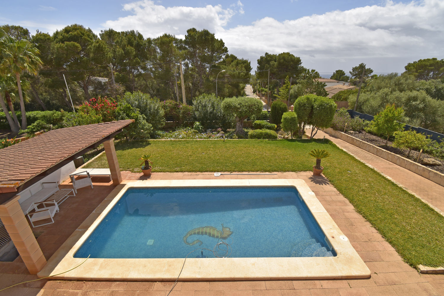 Encantadora villa en Cala Pi - Vallgornera con piscina, vistas al mar y licencia de alquiler
