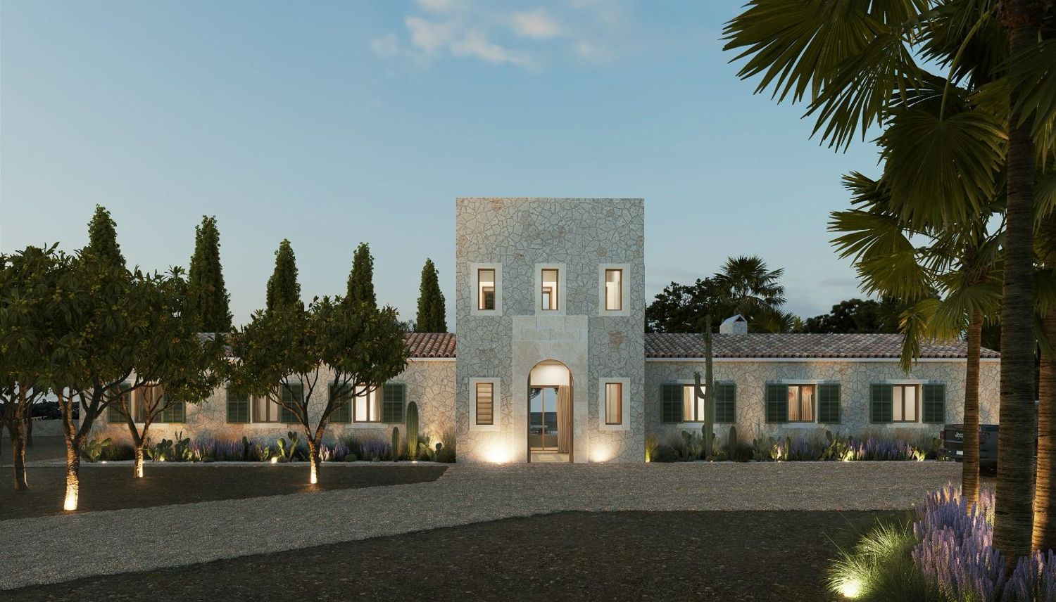 Finca project with building license in Campos