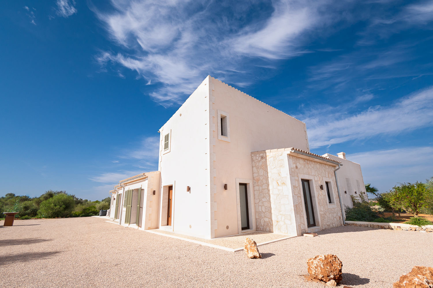 Finca de nueva construcción de estilo mediterráneo en Ses Salines