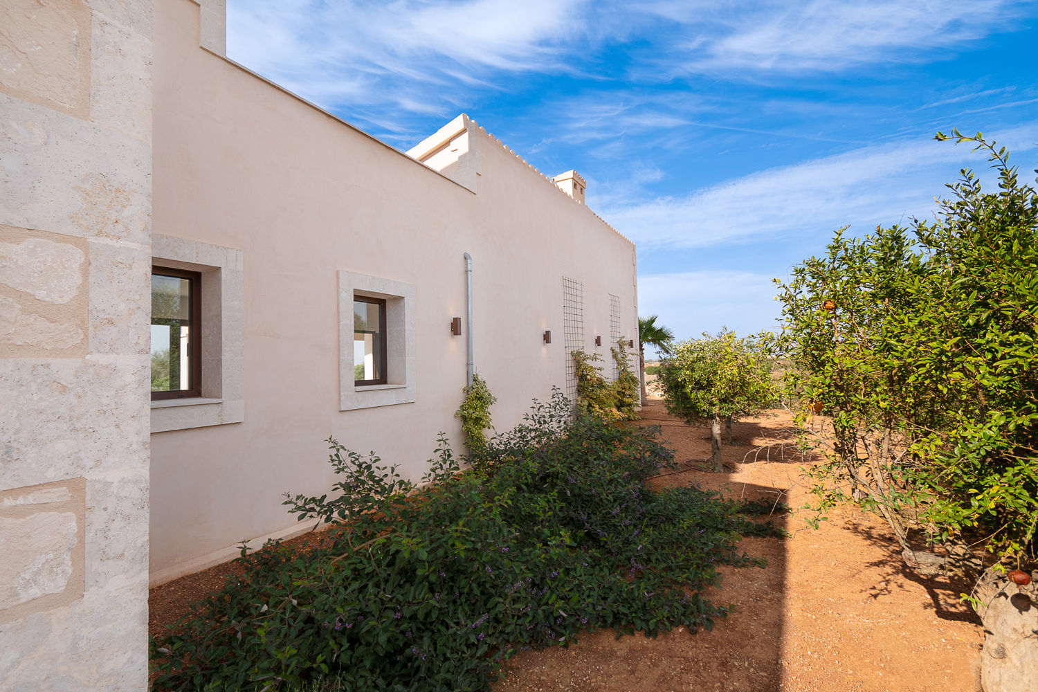 Finca de nueva construcción de estilo mediterráneo en Ses Salines