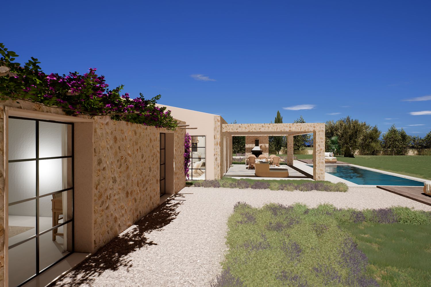 Luxury finca project with building permit in Felanitx