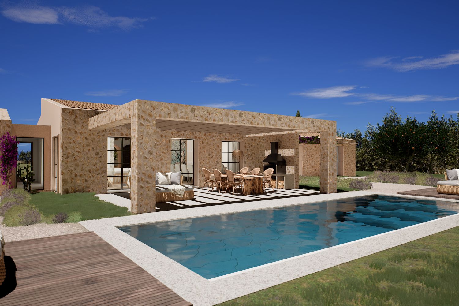 Luxury finca project with building permit in Felanitx