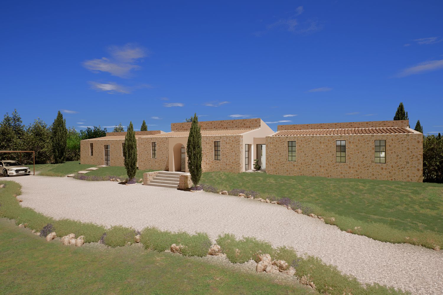 Luxury finca project with building permit in Felanitx