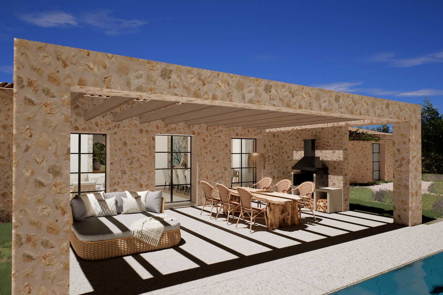 Luxury finca project with building permit in Felanitx