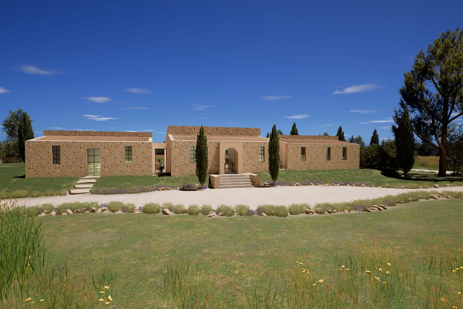 Luxury finca project with building permit in Felanitx