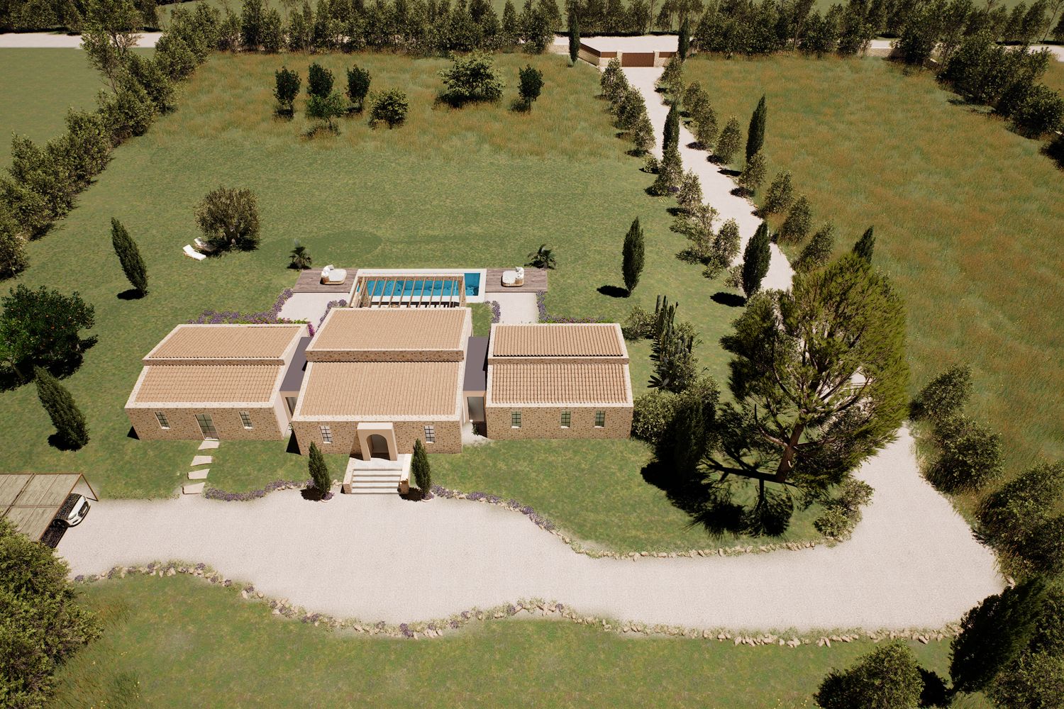 Luxury finca project with building permit in Felanitx