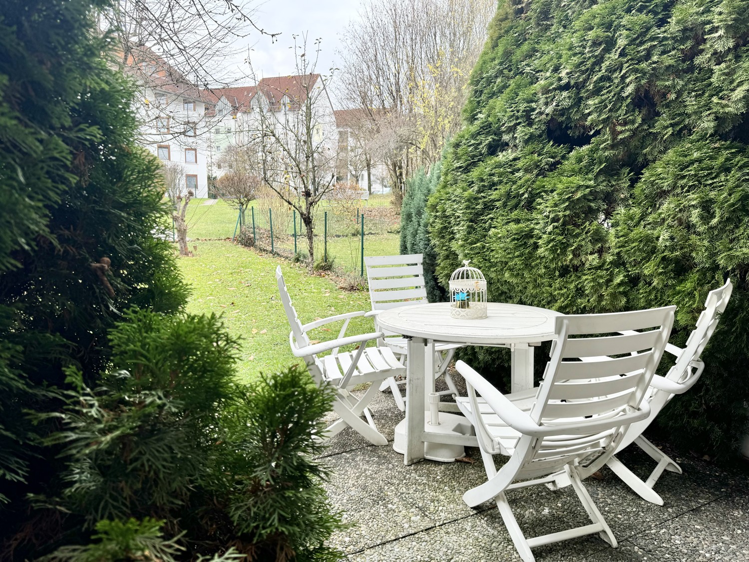 2 Zimmerwohnung im Erdgeschoss mit Gartennutzung und Stellplatz