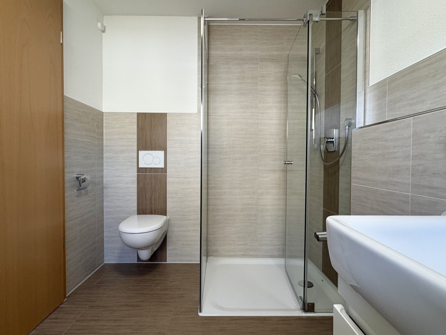 Dusche ebenerdig, zweites WC