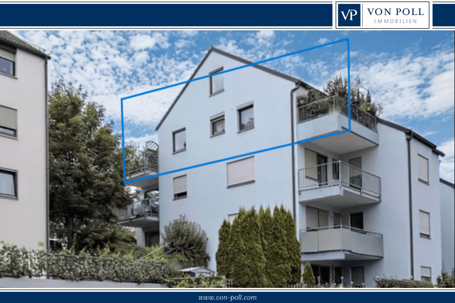 3,5-Zimmer-Dachgeschosswohnung mit zusätzlicher  Galerieebene, Balkon, Terrasse, Garage, Fernsicht