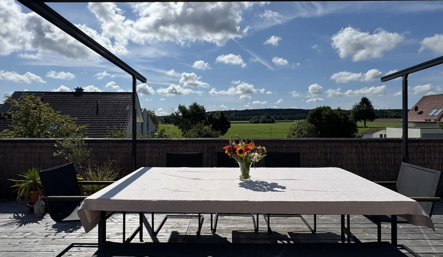 Dach vollständig nutzbar