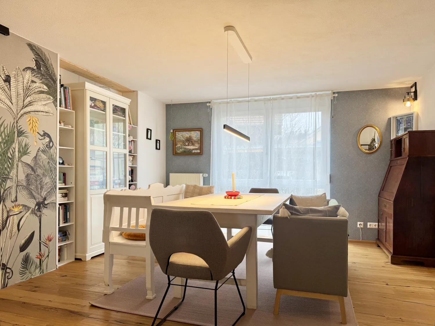 Essbereich mit Schwedenofen