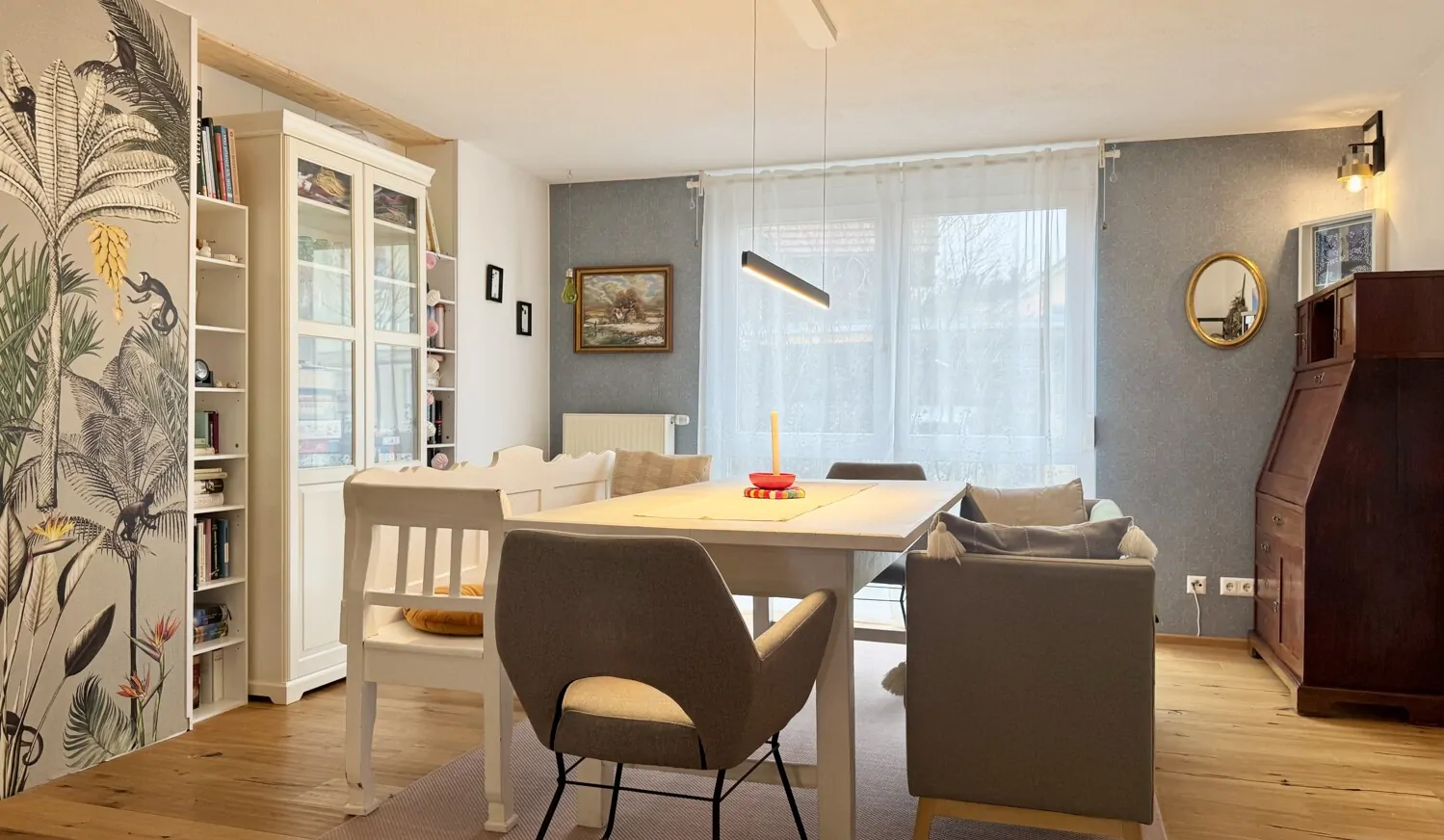 Essbereich mit Schwedenofen