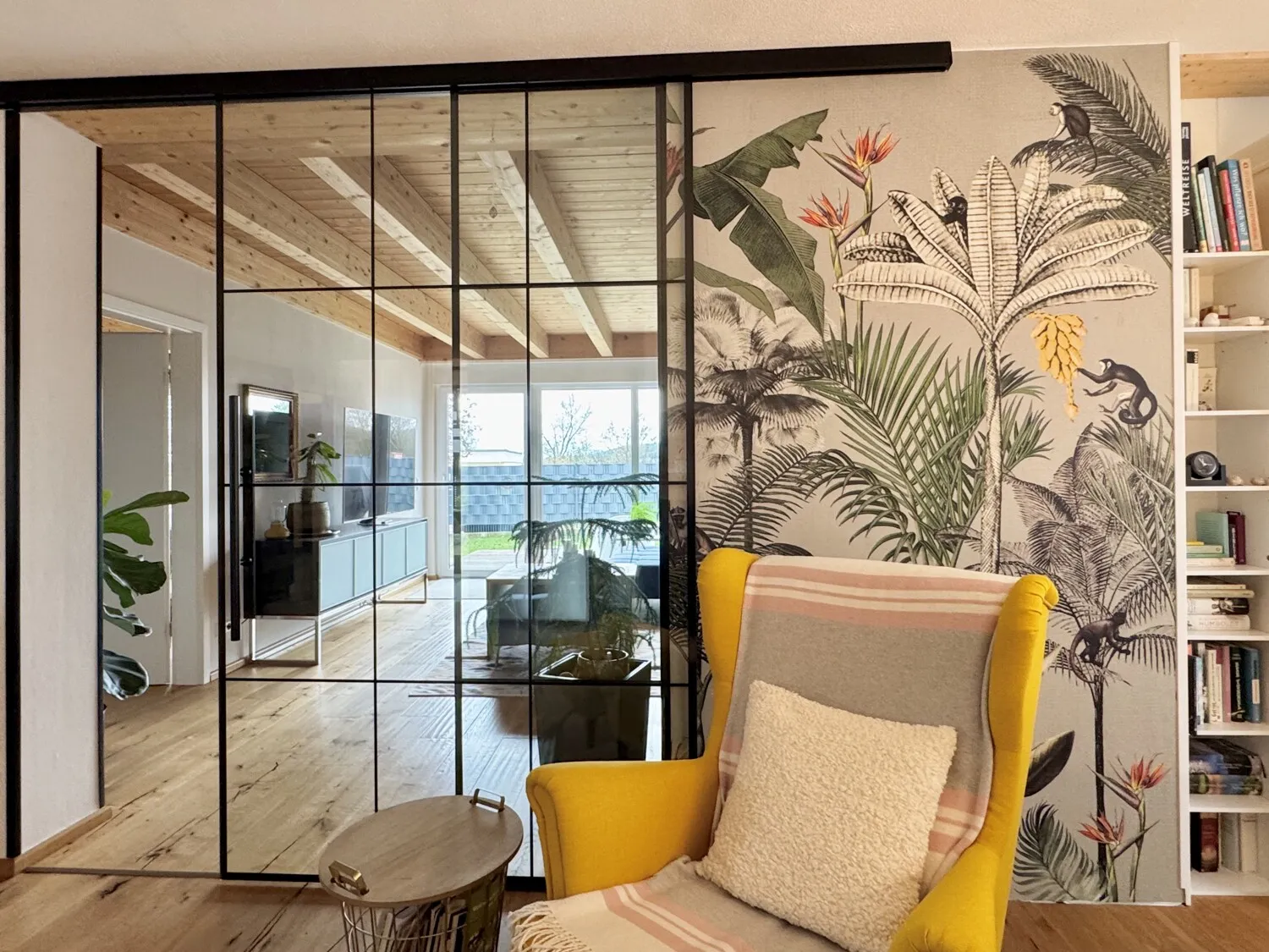 und Übergangsbereich in den Anbau