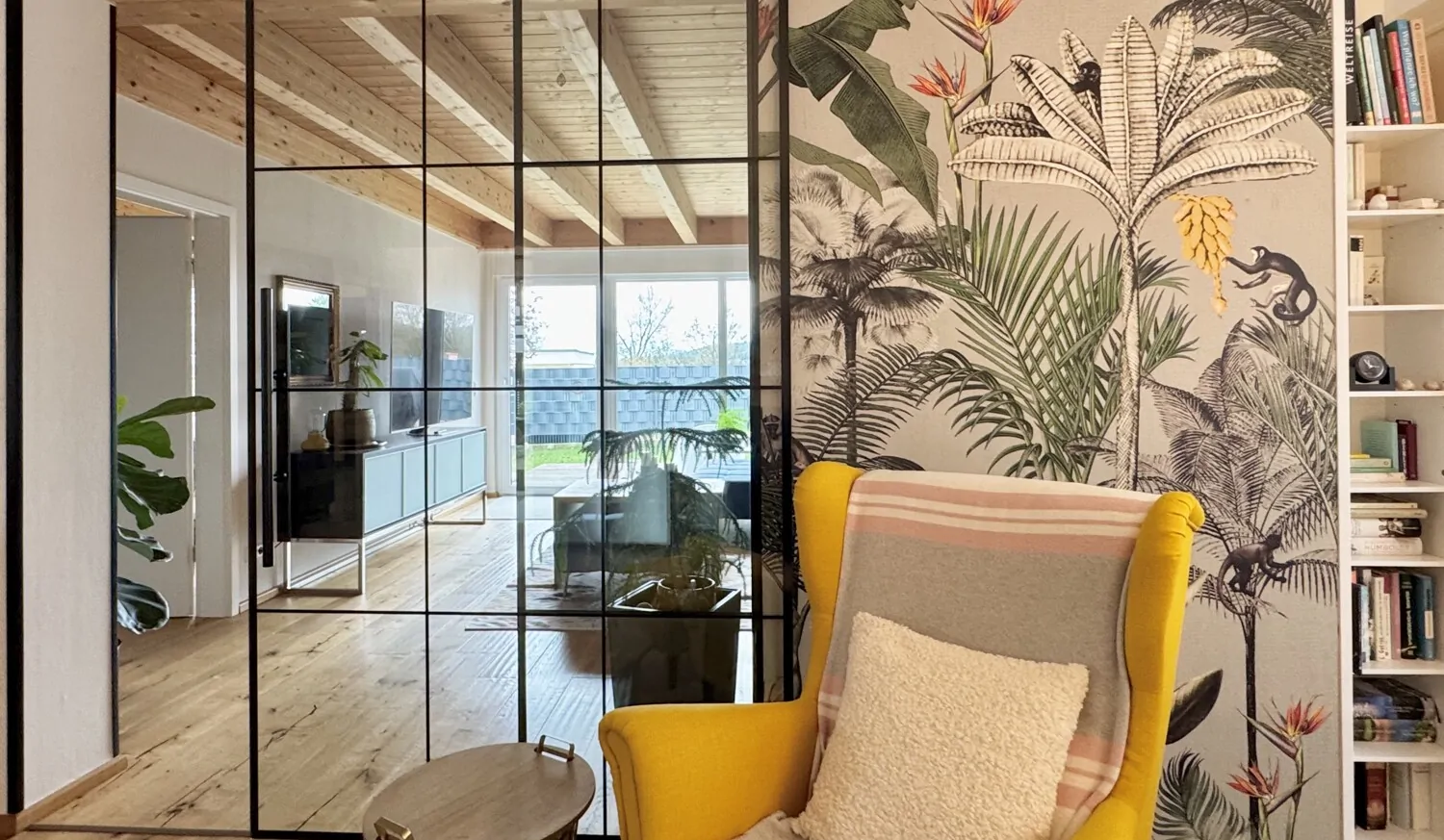 und Übergangsbereich in den Anbau