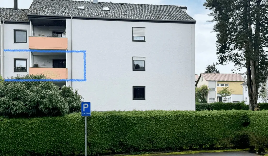 ruhig gelegene, vermietete 2,5 - Zimmer - Wohnung in AA/Hofherrnweiler zu verkaufen