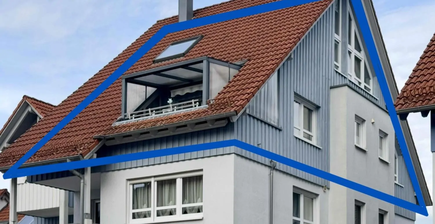 Maisonette-Wohnung mit Balkon und Garage