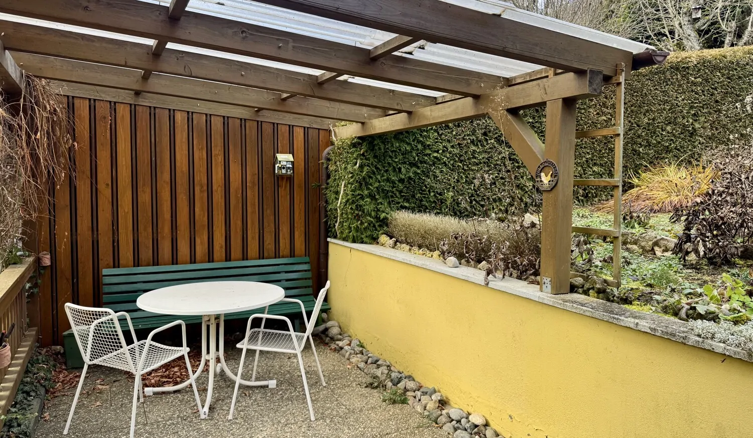 Terrasse nahe Hauseinang