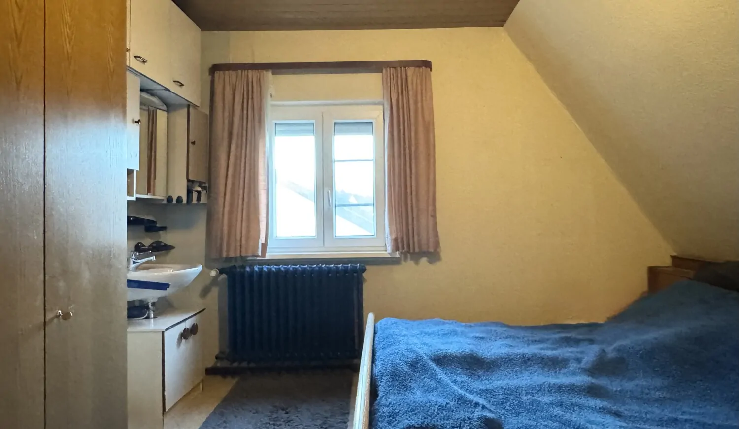 Schlafen mit Waschecke