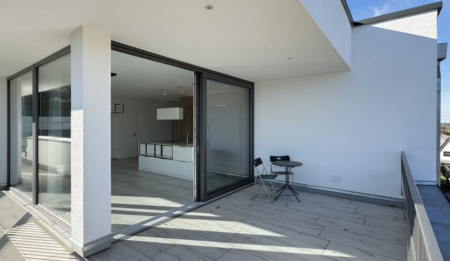 Terrasse vor Koch/Essbereich