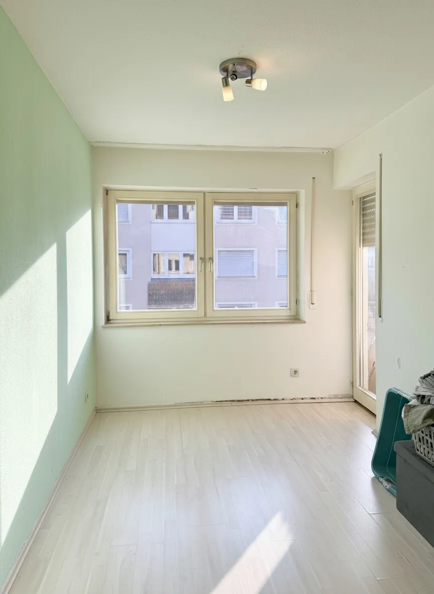 Kinderzimmer mit Zugang zum Balkon