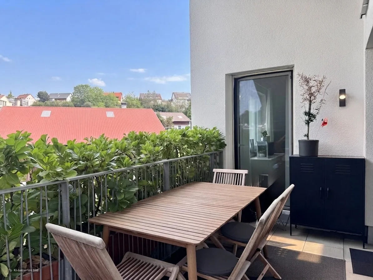 Modernes Dach-Loft mit 3 Zimmern, Tiefgaragen- und Außenstellplatz