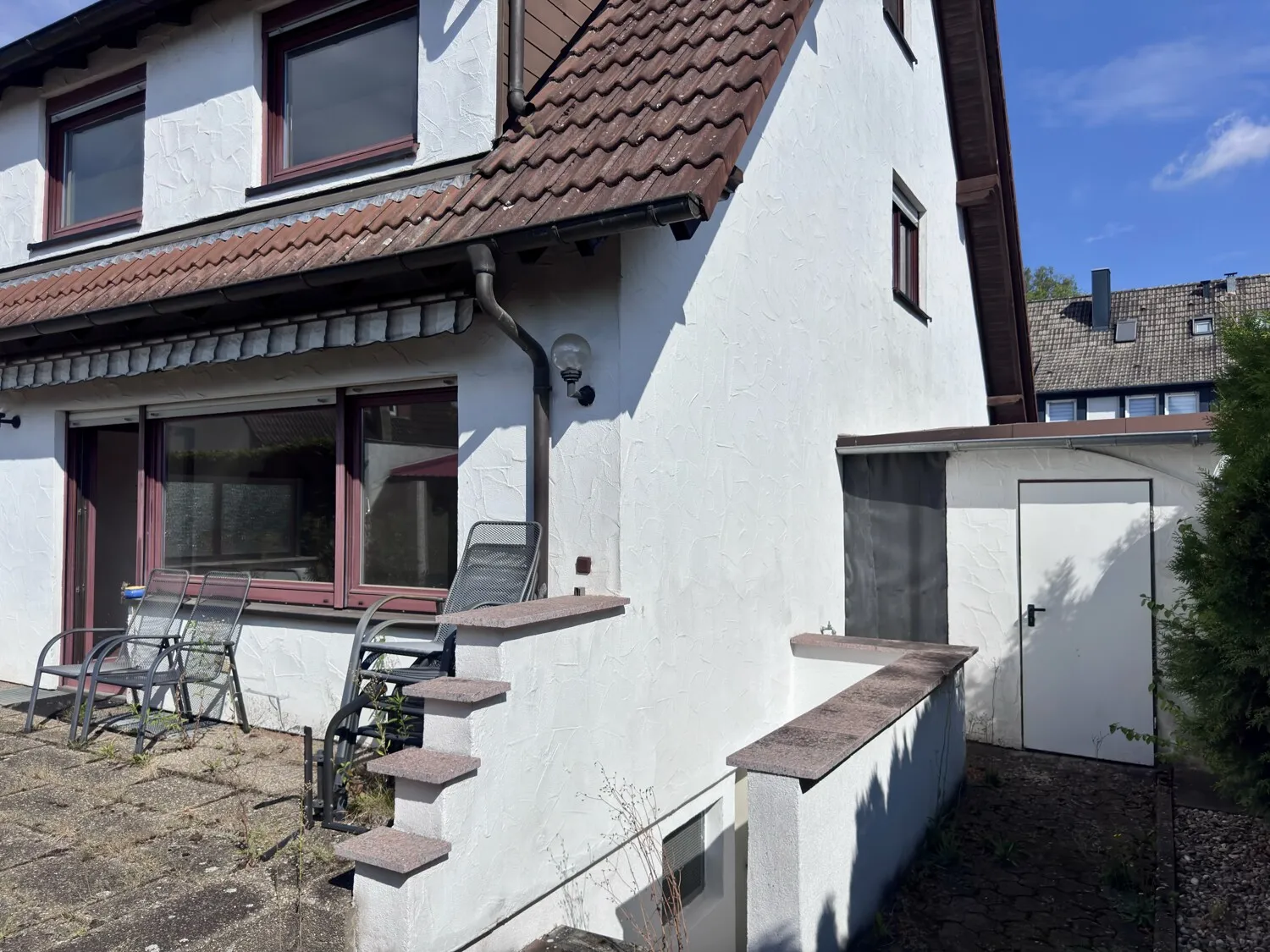 Hausrückseite