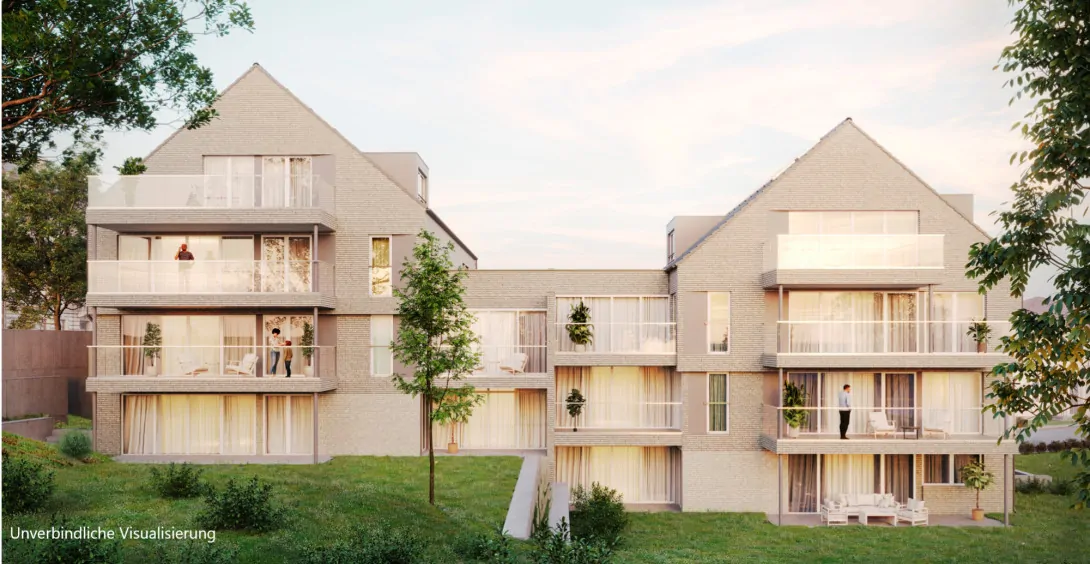 Ansicht SW mit unverb. und Balken