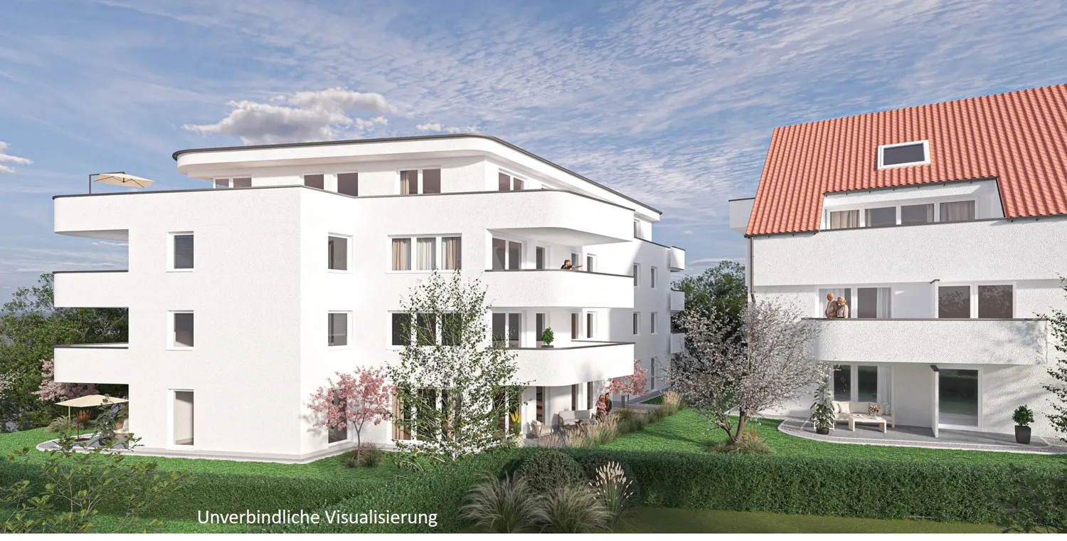 Außenansicht unverbindlich visualisiert