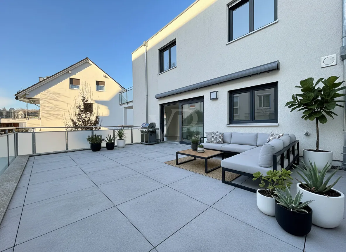 Terrasse visualisiert