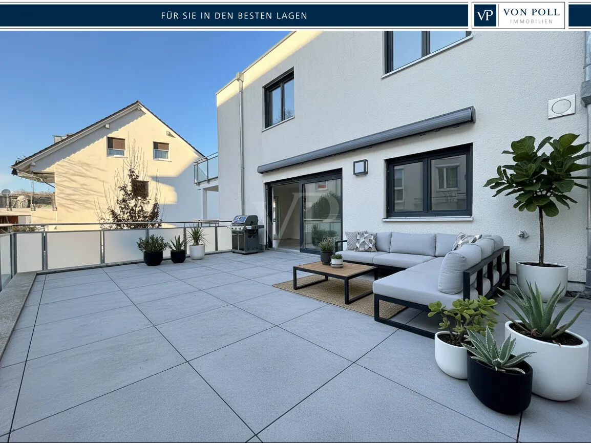 Terrasse visualisiert