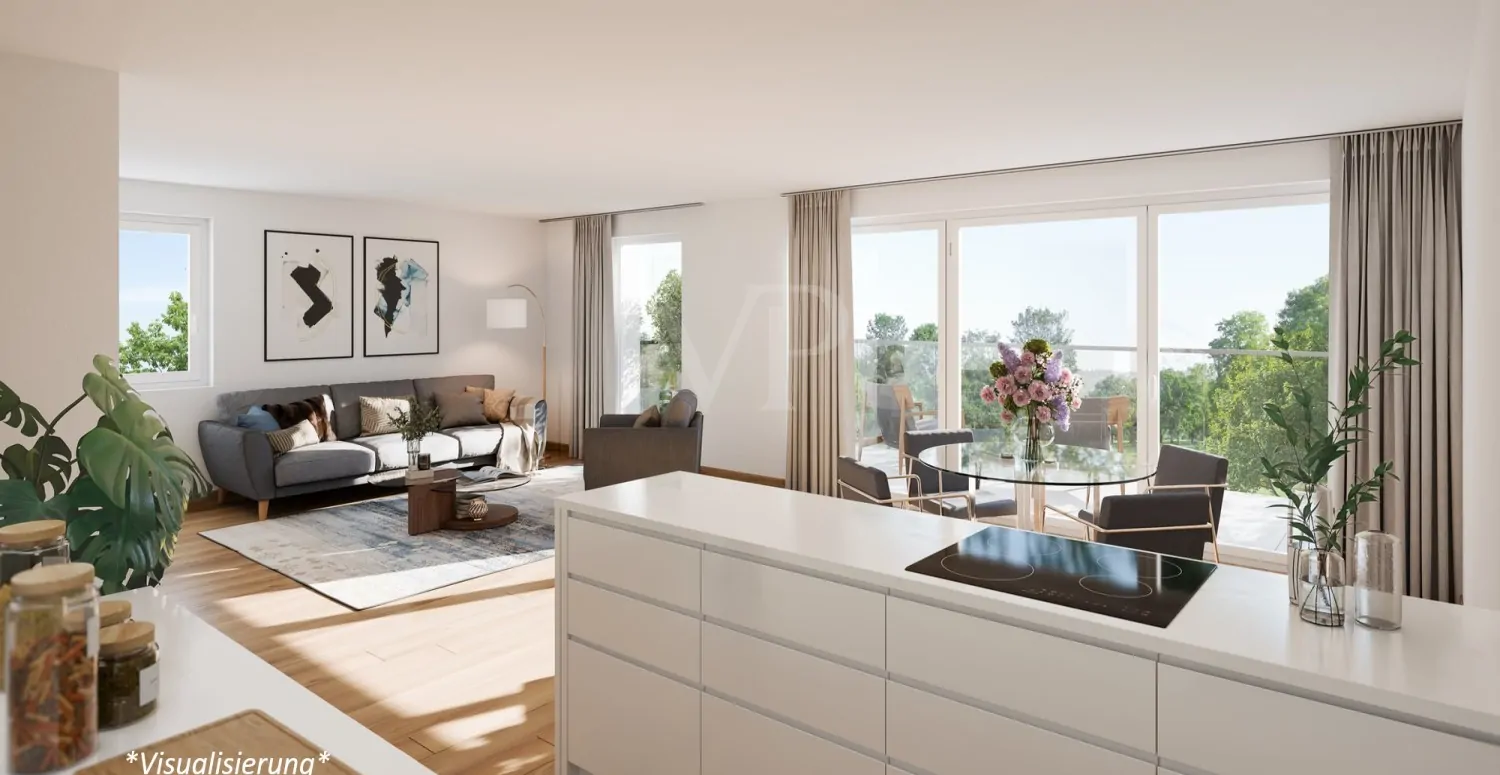 Visualisierung Wohnen / Essen