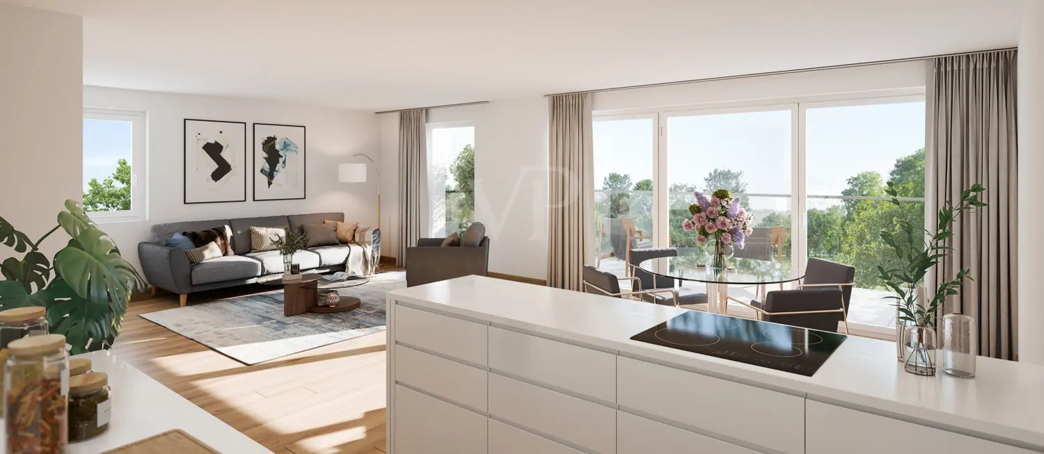 Visualisierung Wohnen / Essen