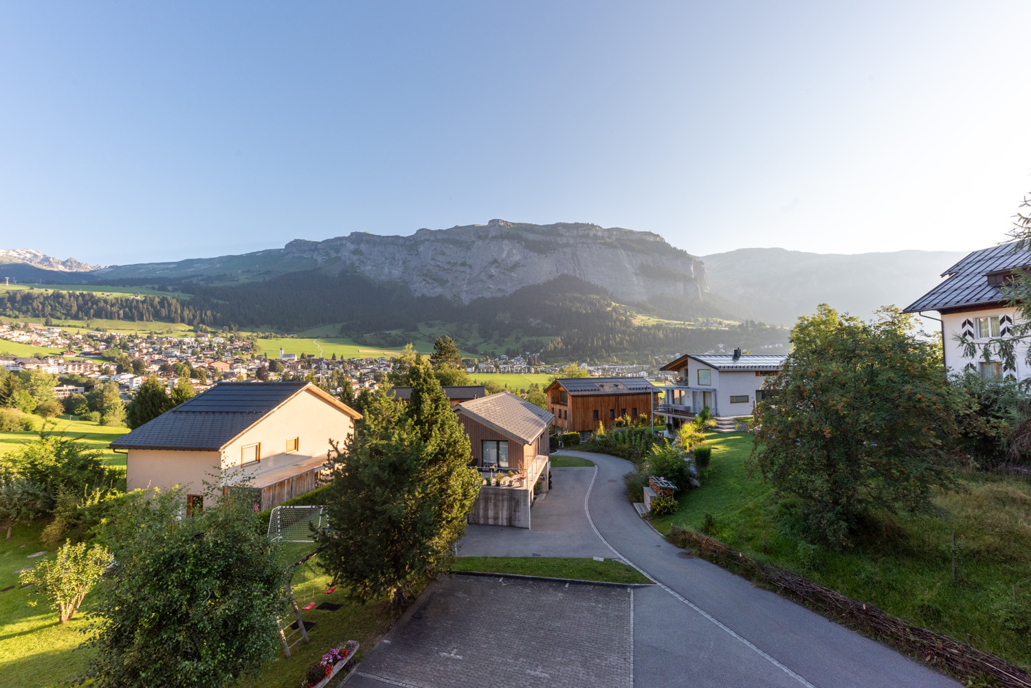 Ausblick vom Balkon