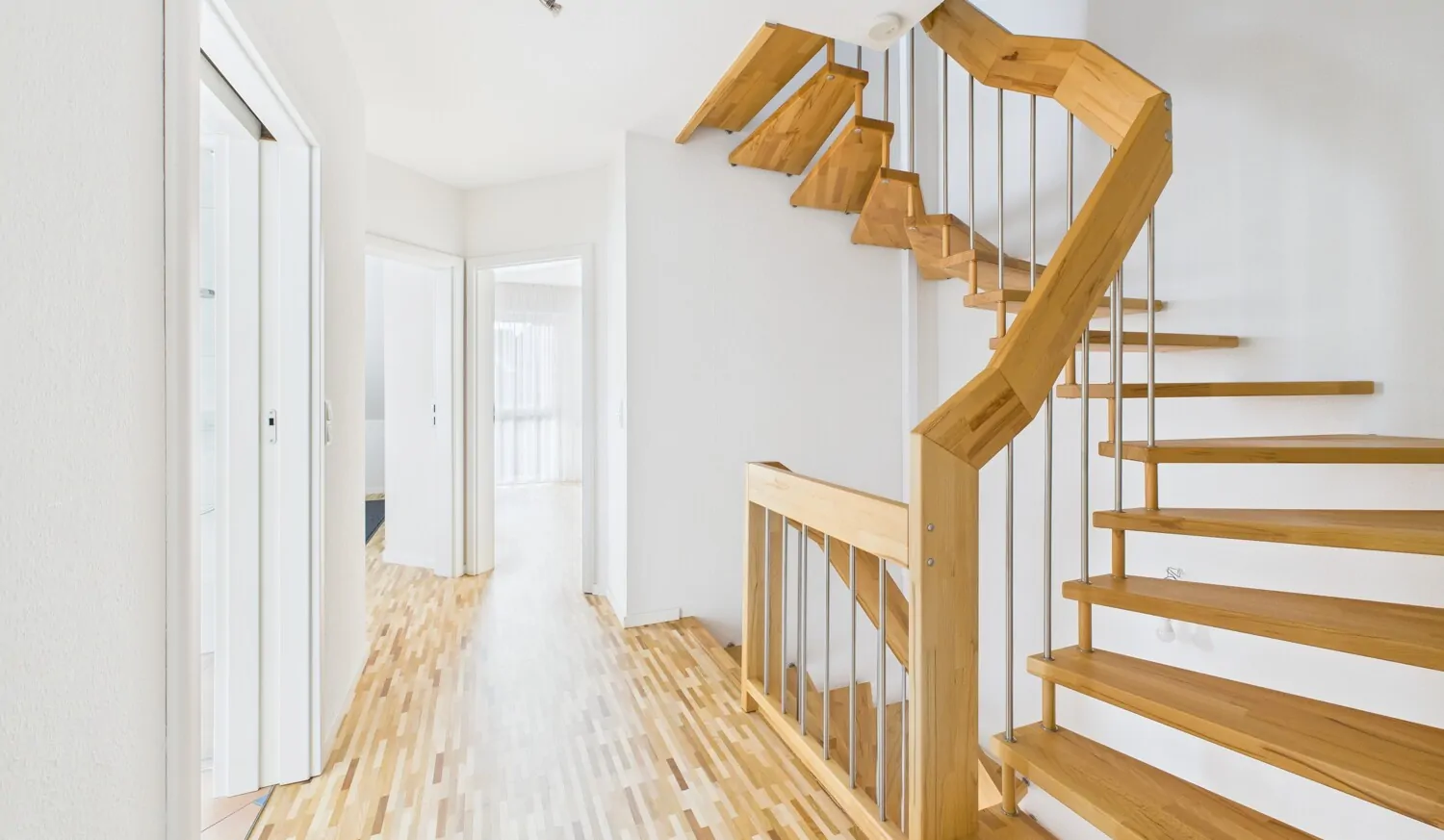 Treppe zum Spitzboden