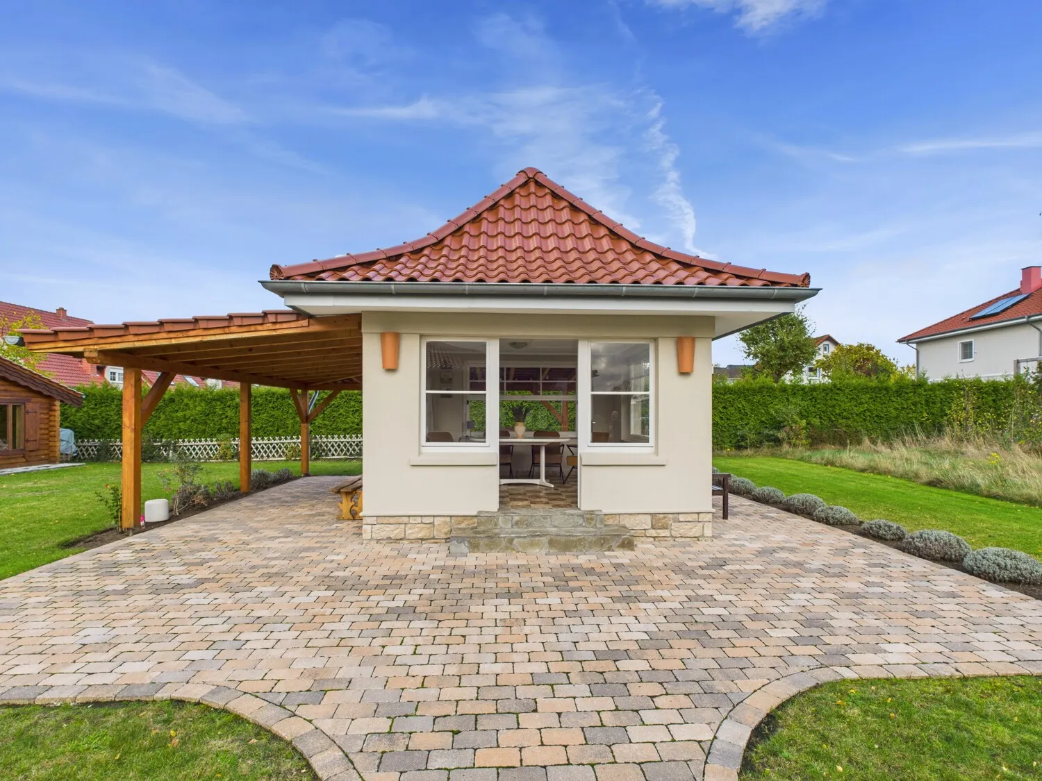 Stylish factory owner's villa with modern living comfort