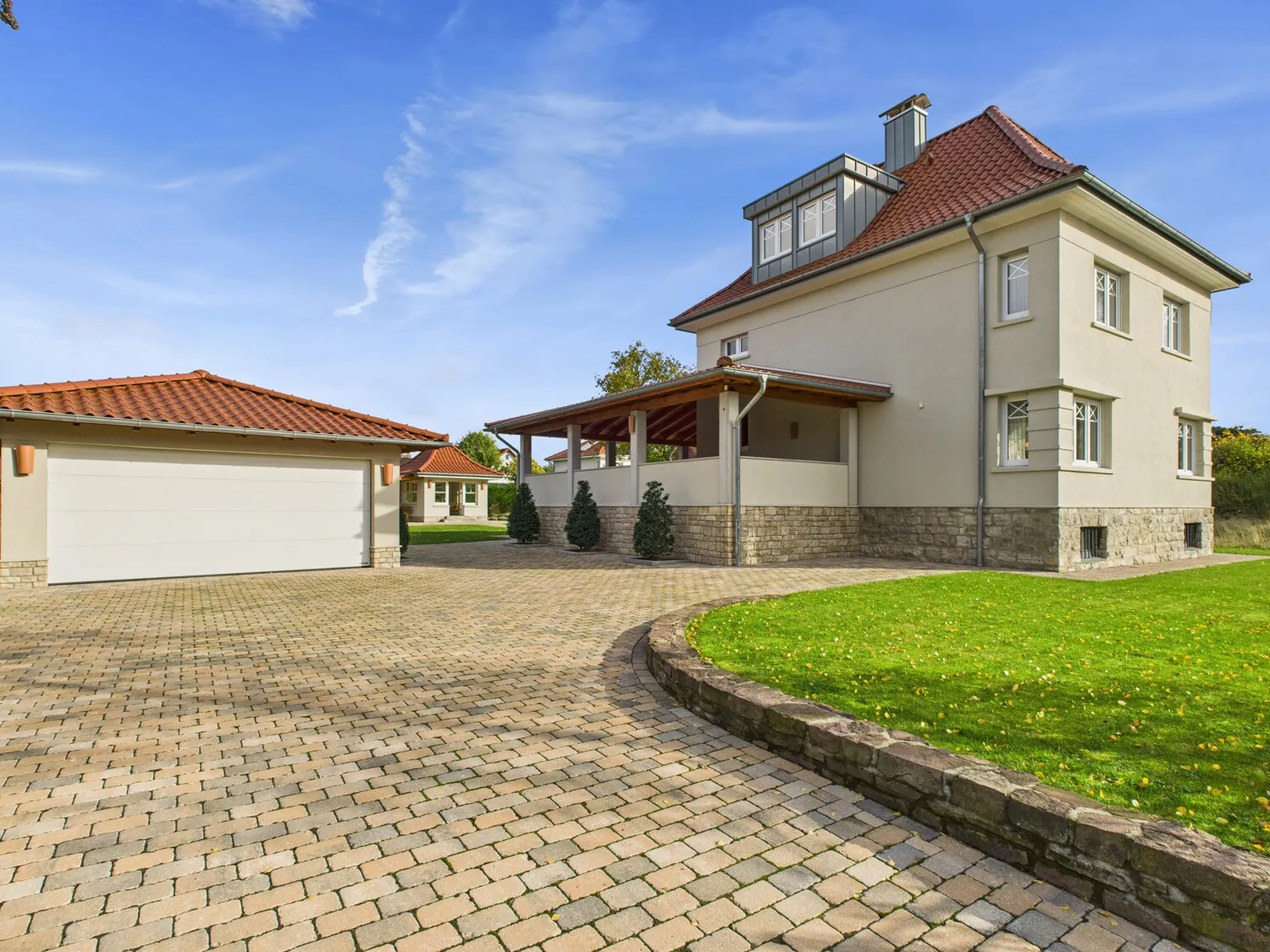 Stylish factory owner's villa with modern living comfort